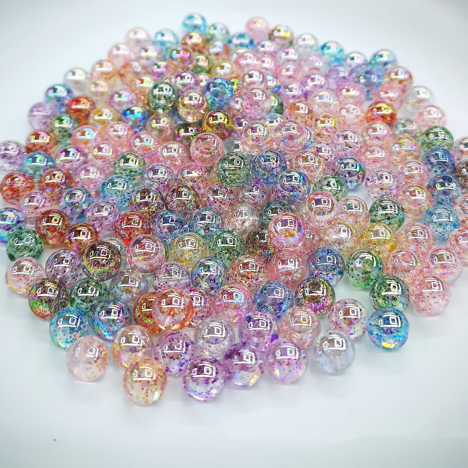 3_2 【8mm】Clear and Solid Acrylic Beads – DIY Mini World