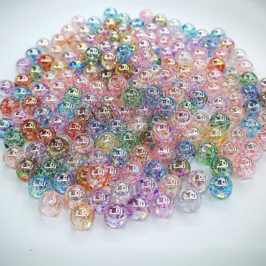 #3_2 【8mm】Clear and Solid Acrylic Beads